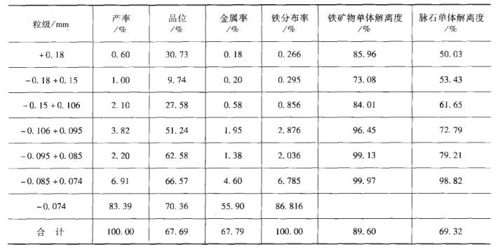 對各級別粒度進行鏡下觀察分析 對各級別粒度進行鏡下觀察分析