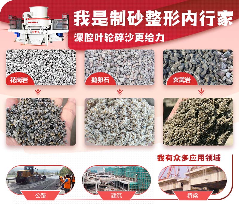 制砂機(jī)應(yīng)用范圍 制砂機(jī)應(yīng)用范圍