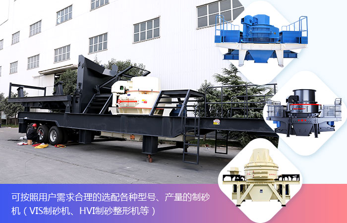 移動制砂機不同配置組合 移動制砂機不同配置組合