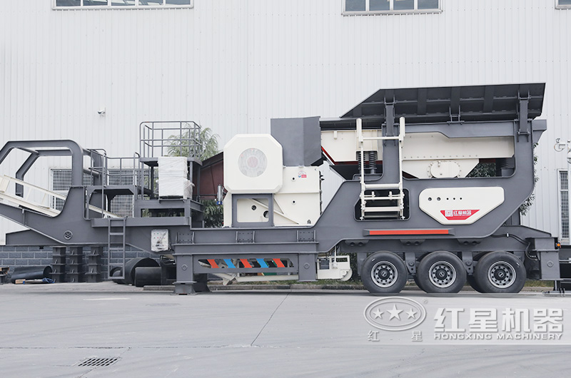 車載移動(dòng)碎石機(jī):移動(dòng)顎破機(jī),石頭一段粗碎加工 車載移動(dòng)碎石機(jī):移動(dòng)顎破機(jī),石頭一段粗碎加工