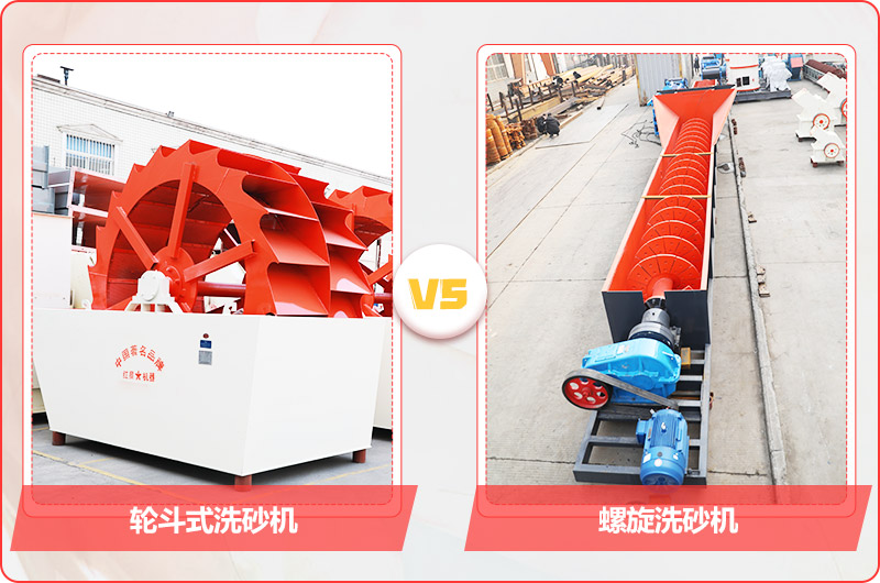輪斗洗砂機與螺旋洗砂機 輪斗洗砂機與螺旋洗砂機