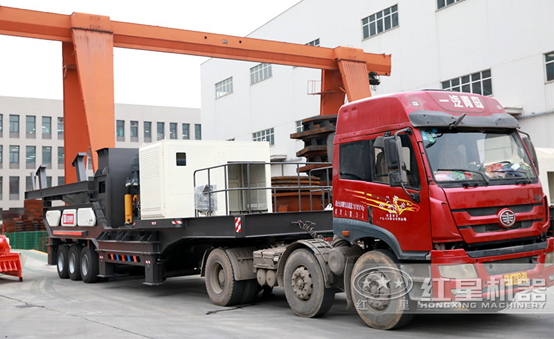 移動式機制砂設備發貨到河南南陽 移動式機制砂設備發貨到河南南陽