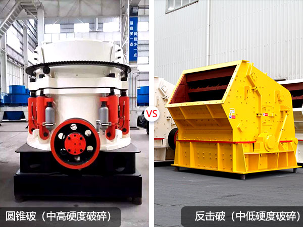 反擊式vs圓錐破 反擊式vs圓錐破