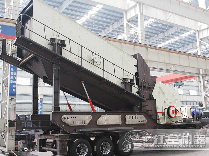 可移動混凝土粉碎機(jī):配反擊破 可移動混凝土粉碎機(jī):配反擊破
