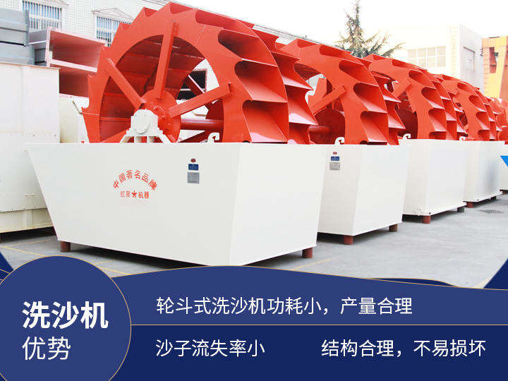 洗砂設備強力清洗去除污漬，易損件更換成本低
