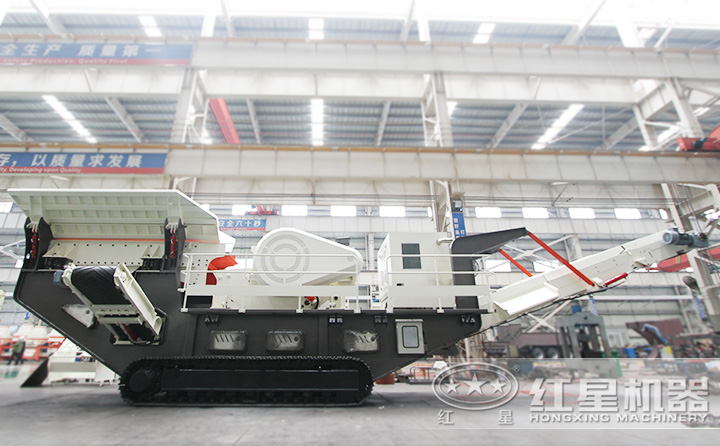 履帶移動建筑垃圾破碎機油電兩用,減少投入 履帶移動建筑垃圾破碎機油電兩用,減少投入