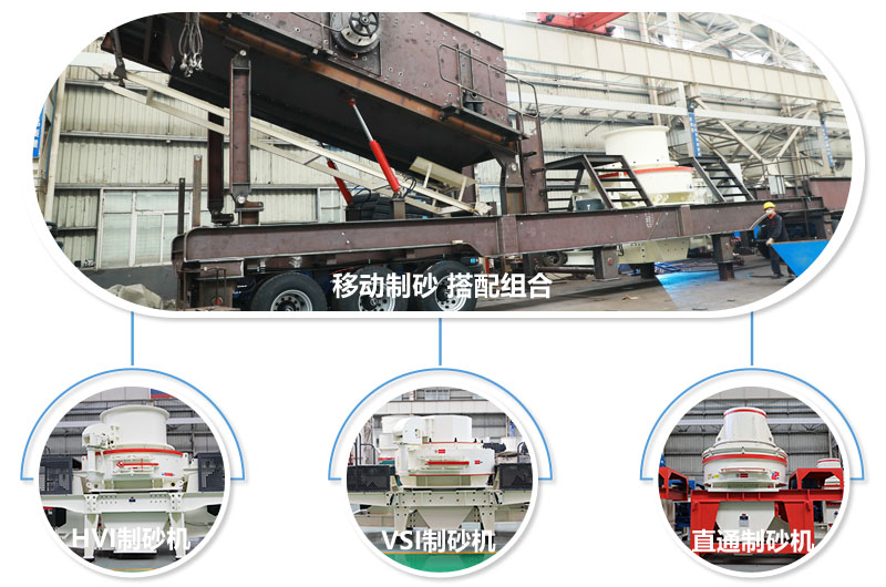 不同組合制砂主機,任你挑選