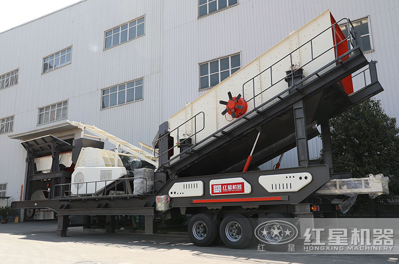 移動式建筑垃圾破碎機設(shè)備圖 移動式建筑垃圾破碎機設(shè)備圖