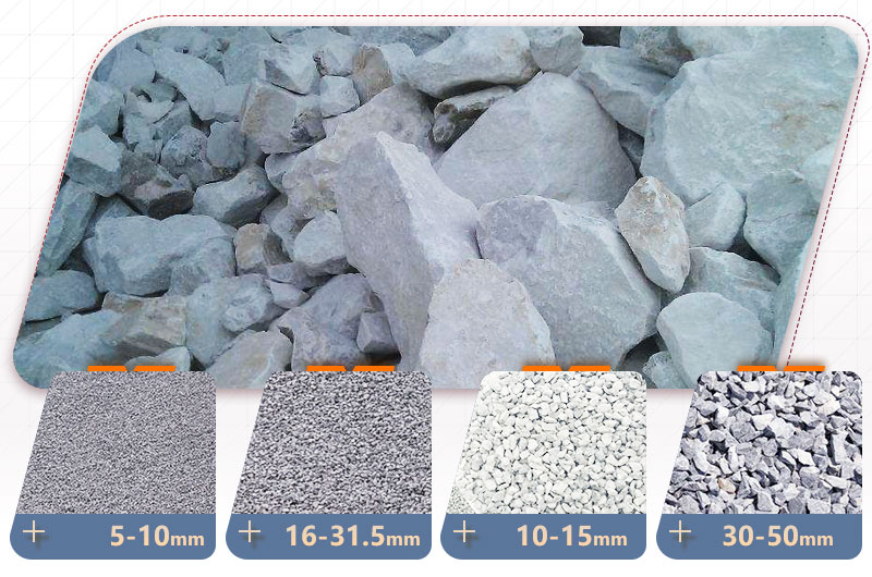 石灰?guī)r不同規(guī)格物料成品 石灰?guī)r不同規(guī)格物料成品