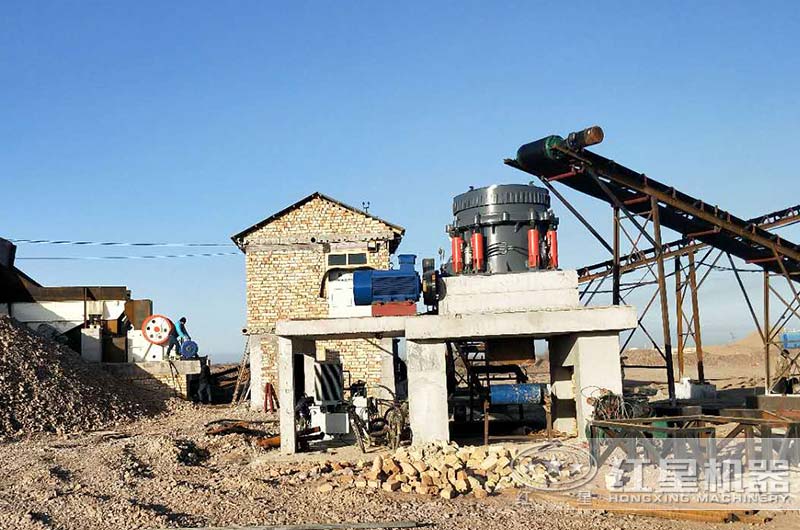 山東客戶時產50噸石子生產線現場 山東客戶時產50噸石子生產線現場