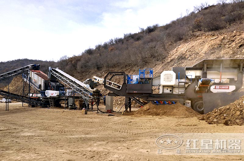 可移動小型碎石機械設備工作現(xiàn)場圖 可移動小型碎石機械設備工作現(xiàn)場圖
