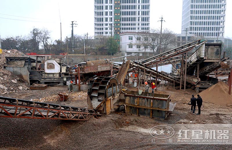 建筑垃圾處理現場 建筑垃圾處理現場
