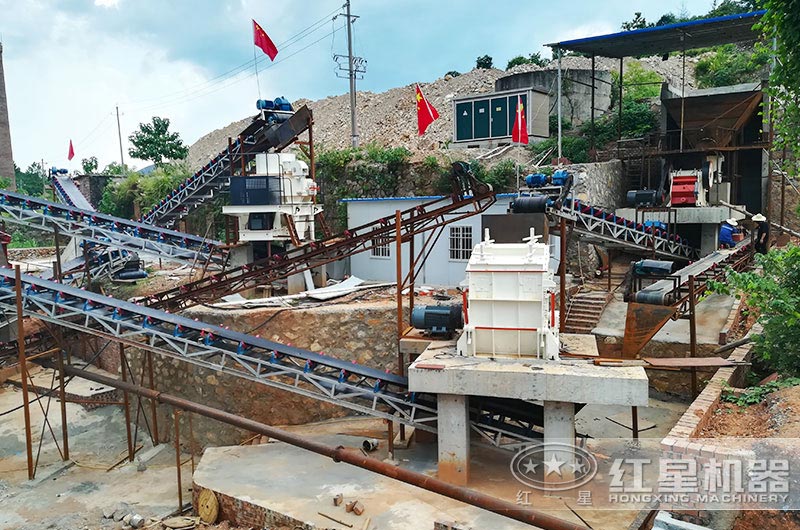 江蘇客戶制砂機生產線圖片