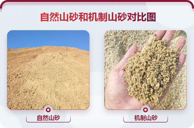 天然沙和機(jī)制砂 天然沙和機(jī)制砂