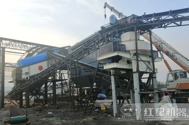 河北客戶7611制砂機工作現場圖片 河北客戶7611制砂機工作現場圖片